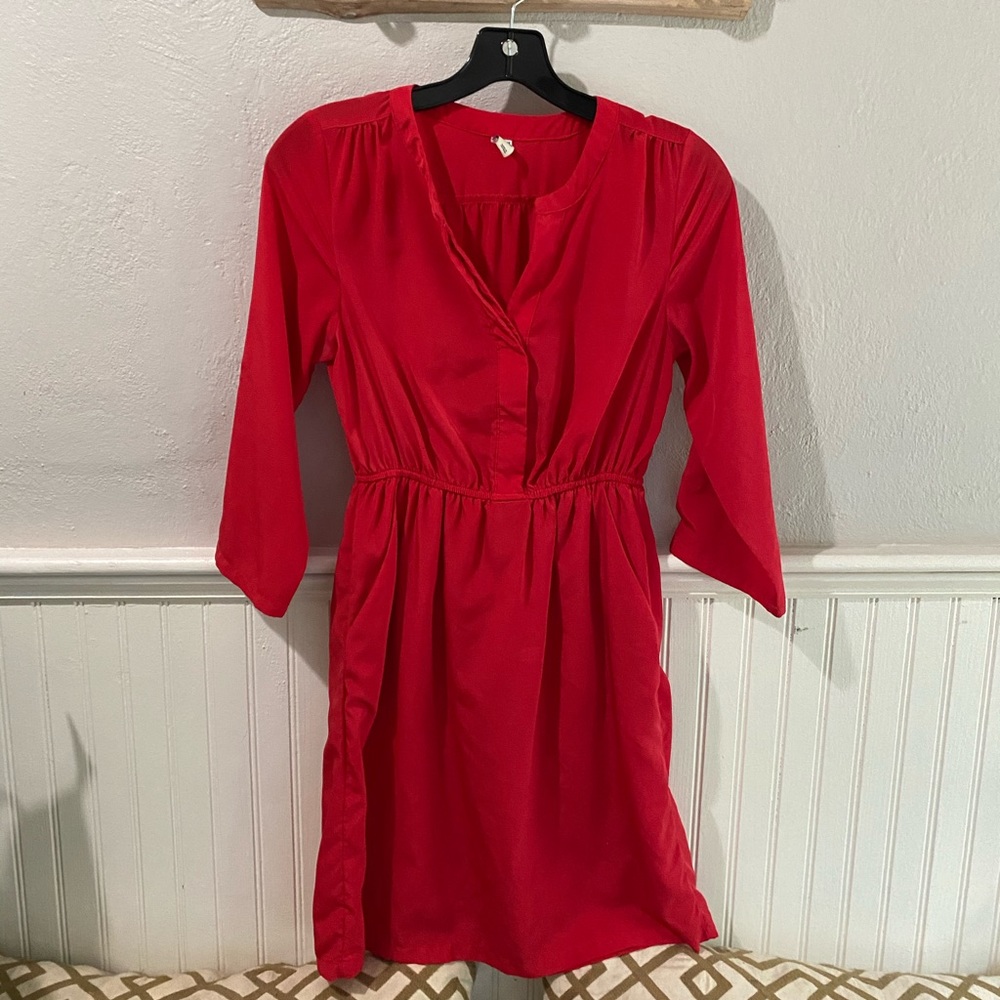 Red old navy dress